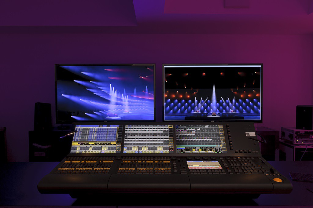 grandMA 2 in den Räumlichkeiten von Prefocus