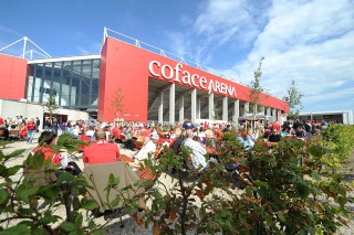 Die Coface Arena Mainz ist das Stadion des 1. FSV Mainz 05.