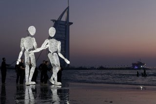 Dundu am Strand von Dubai