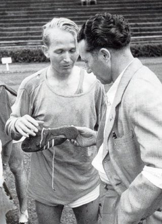 Adi Dassler improving equipment