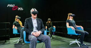 Sky du Mont am Messetsnad von PRG XL Video auf der BOE 2017