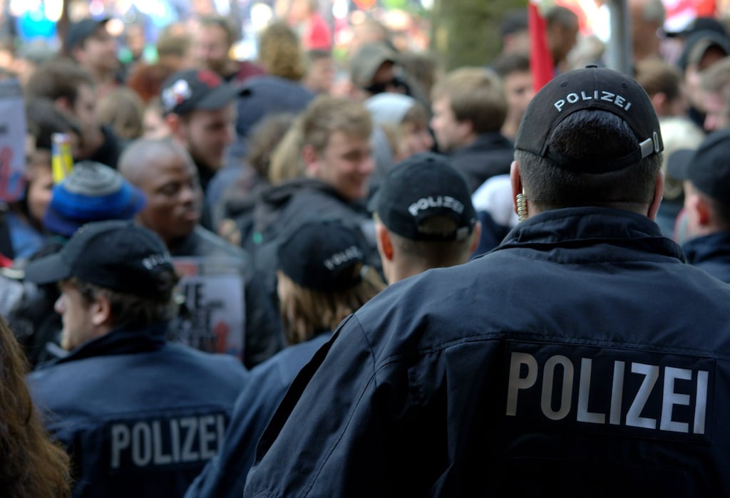 Polizeieinsatz bei einer Demonstration