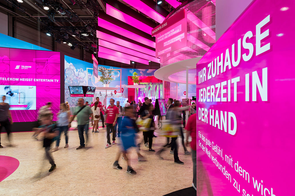 Kommunikation im Raum bei der Telekom