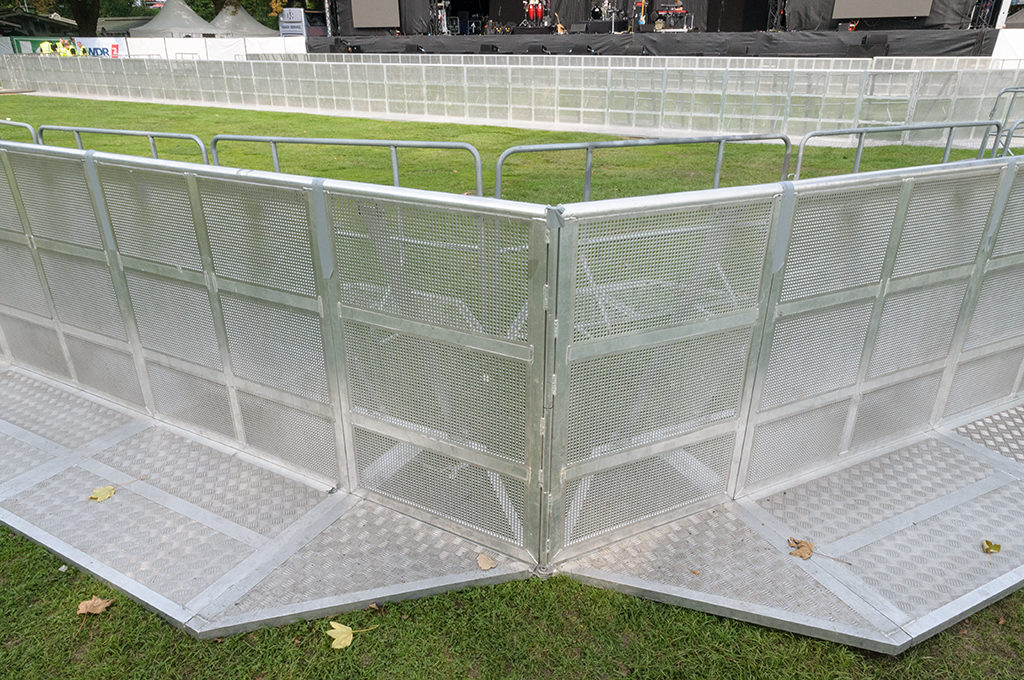 Absperrungen beim Seaside Baldeneysee