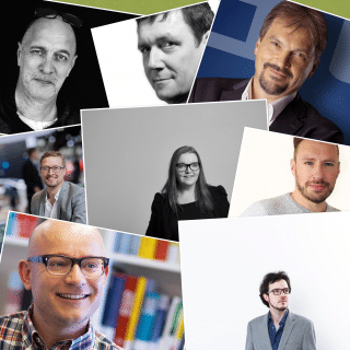 Collage der Zitatgeber zur Definition Interaktion