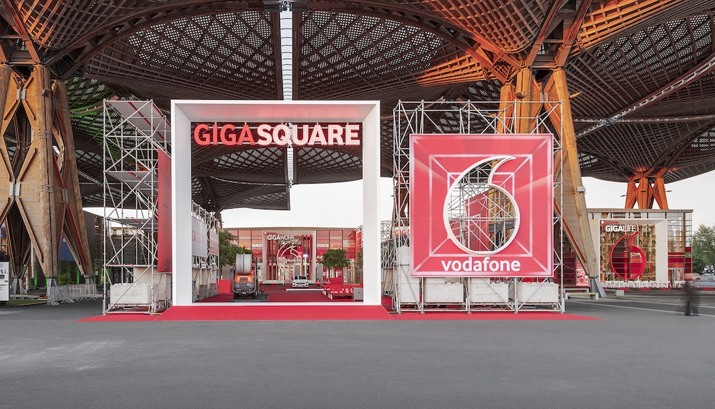 Vodafone Gigasquare auf der Cebit 2018