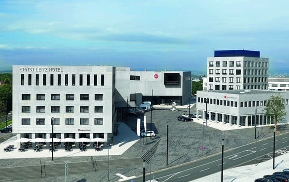 Der Leitz-Park in Wetzlar nach Fertigstellung des dritten Bauabschnitts.