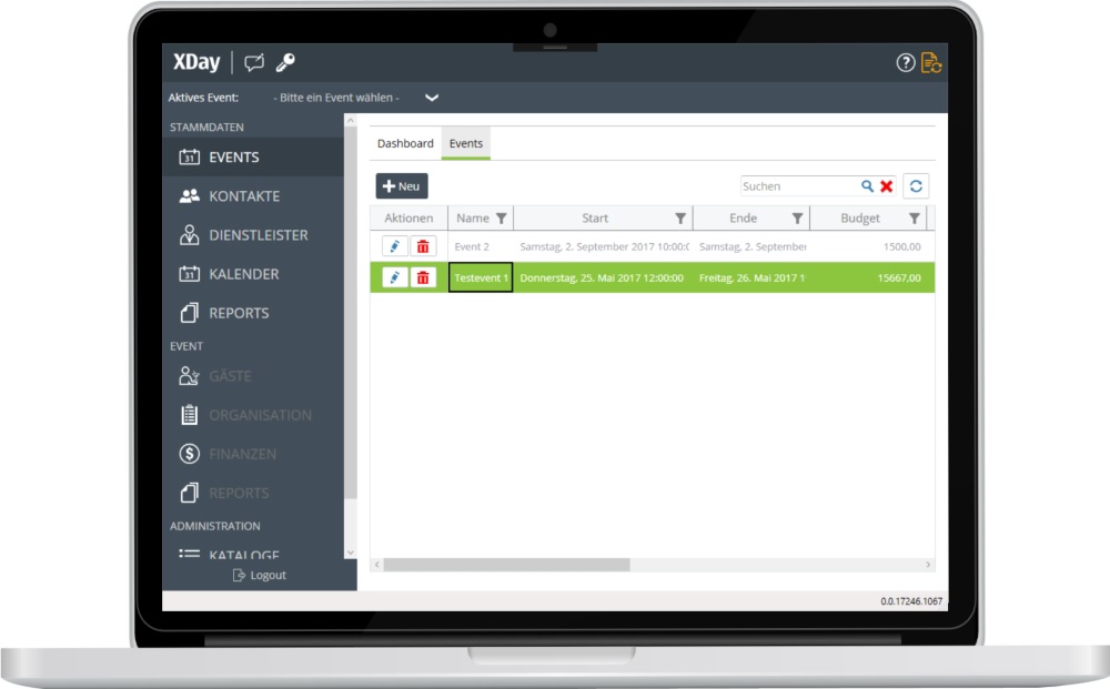X-Day-Eventmanagement