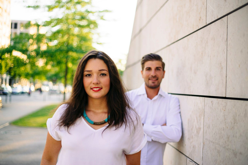 Monira Noureddine und Stefan Blasius