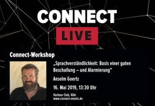 Connect Workshop Anselm Goertz