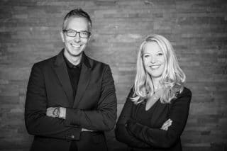 Firmengründerin Brigitte Nußbaum und Geschäftsführer Martin Danner