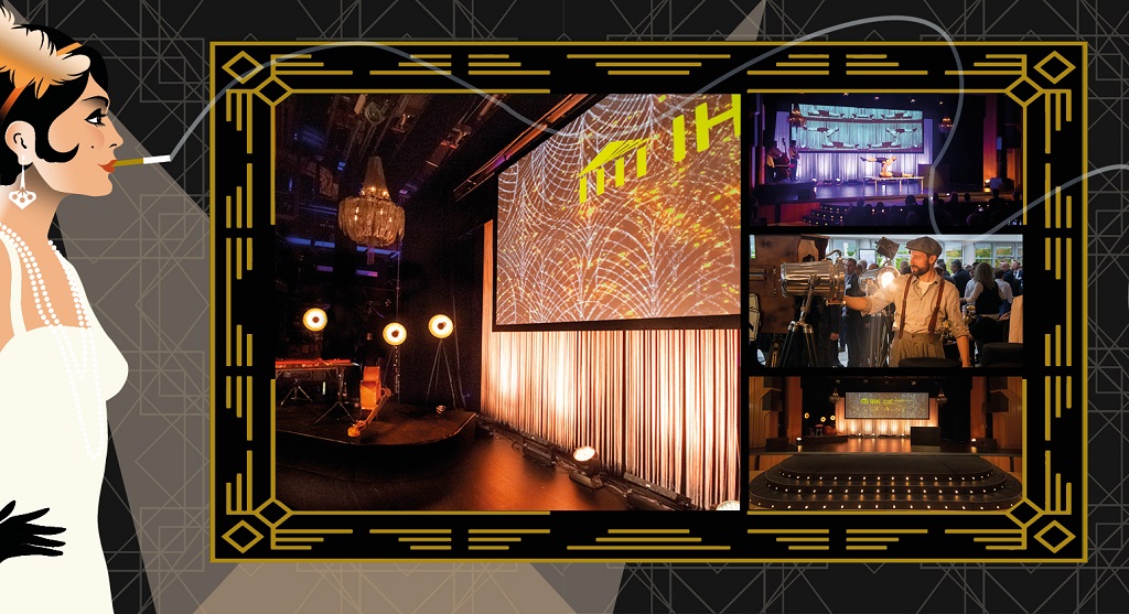 Pink Event Service Events im Stil der Goldenen 1920er Jahre