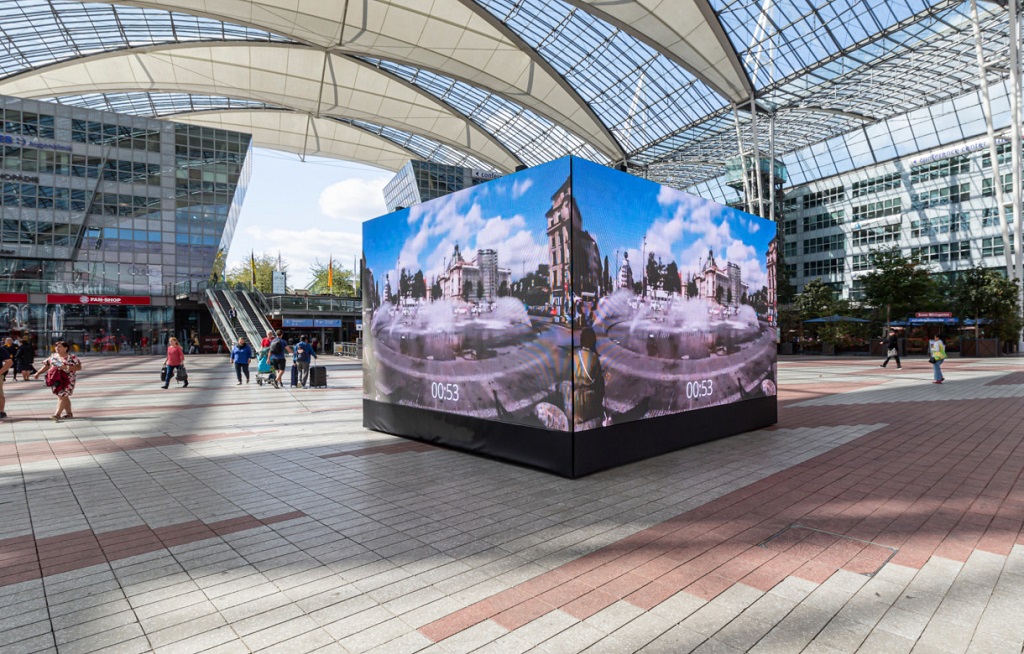 screen visions led cube huawei