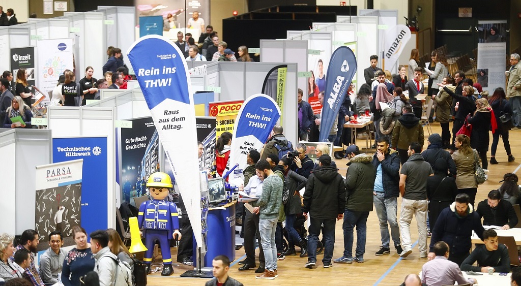 Jobbörse für Geflüchtete und ausländische Arbeitssuchende