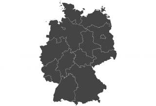 Deutschland-Bundesländer-Karte