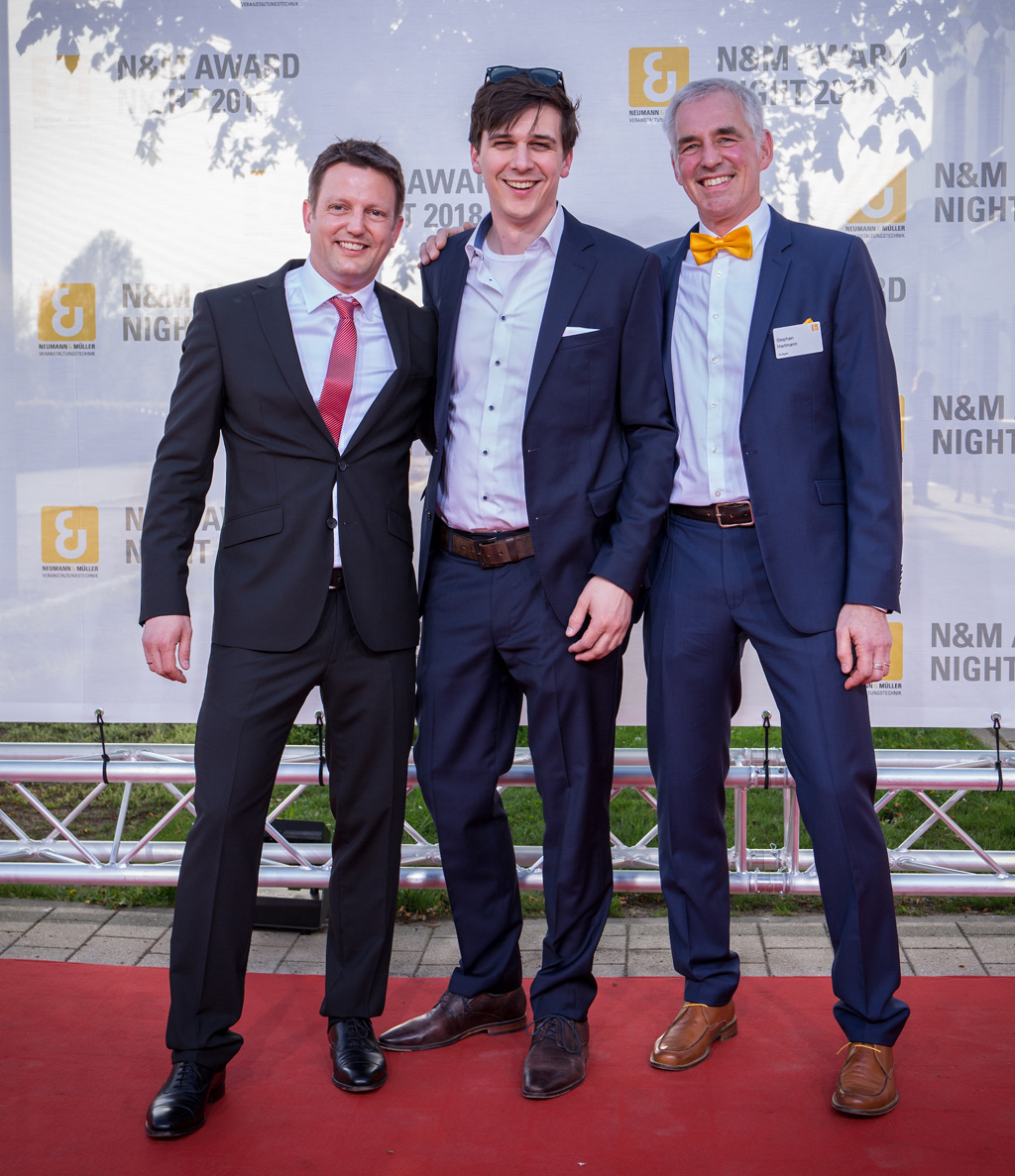 Alex Ostermaier, Christoph Rupieper, Stephan Hartmann (von links nach rechts)