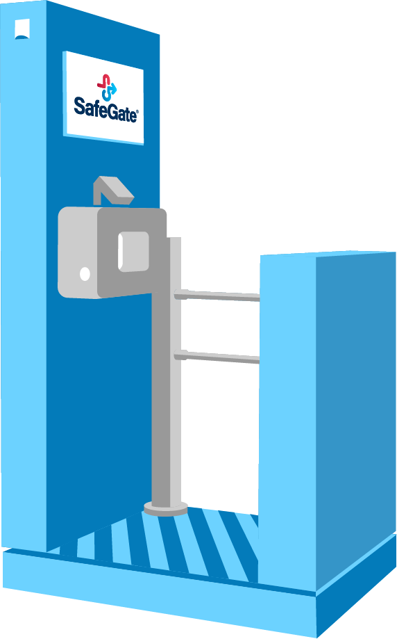 Indoor-Variante des SafeGates