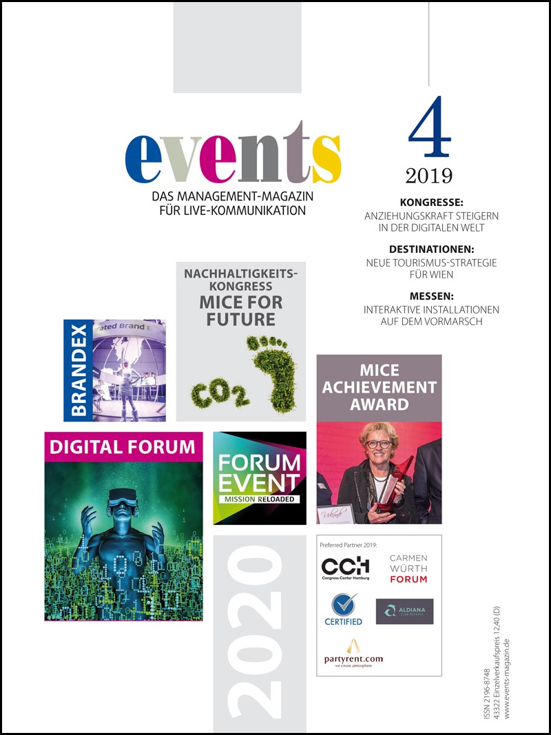 Produkt: events Magazin 04/2019