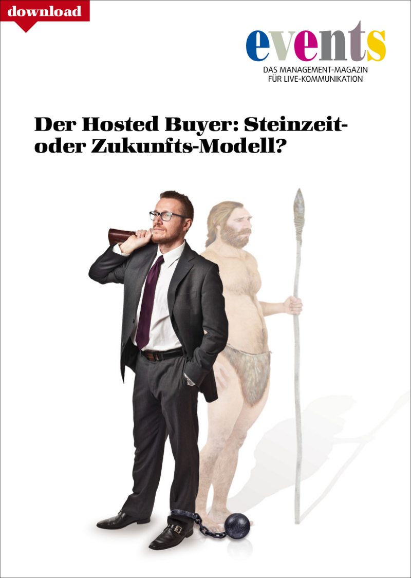 Produkt: Kostenloser Download: Der Hosted Buyer – Steinzeit- oder Zukunfts-Modell?