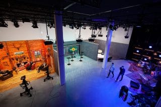 Studio-Set-up im München Hoch5