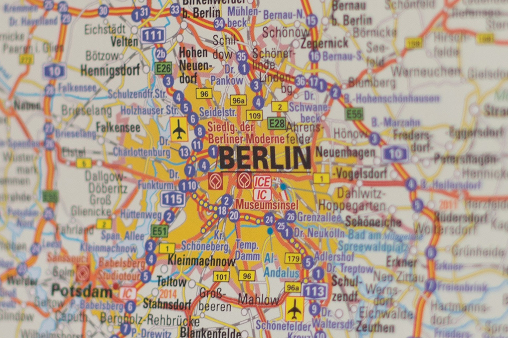 Berlin-Landkarte