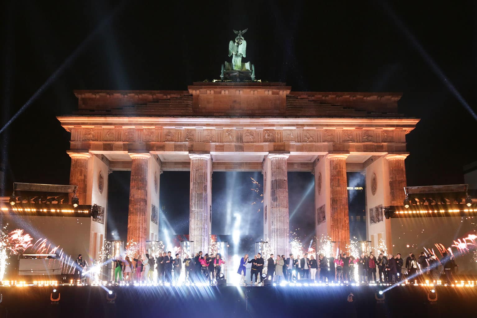 Silvesterfeier am Brandenburger Tor