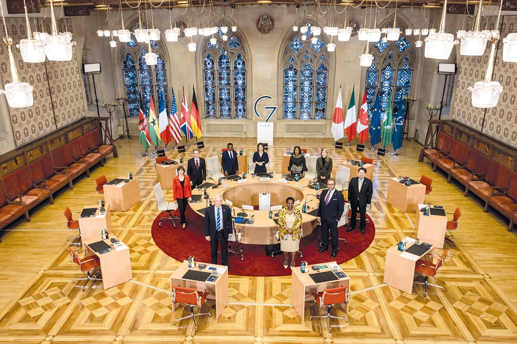 G7 AussenministerInnen-Treffen Poolgroup