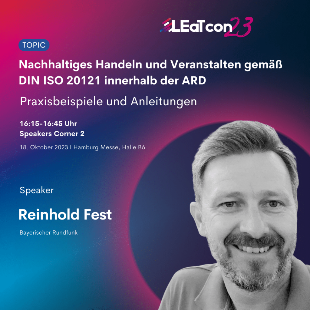 Reinhold Fest auf der LEaT con 2023