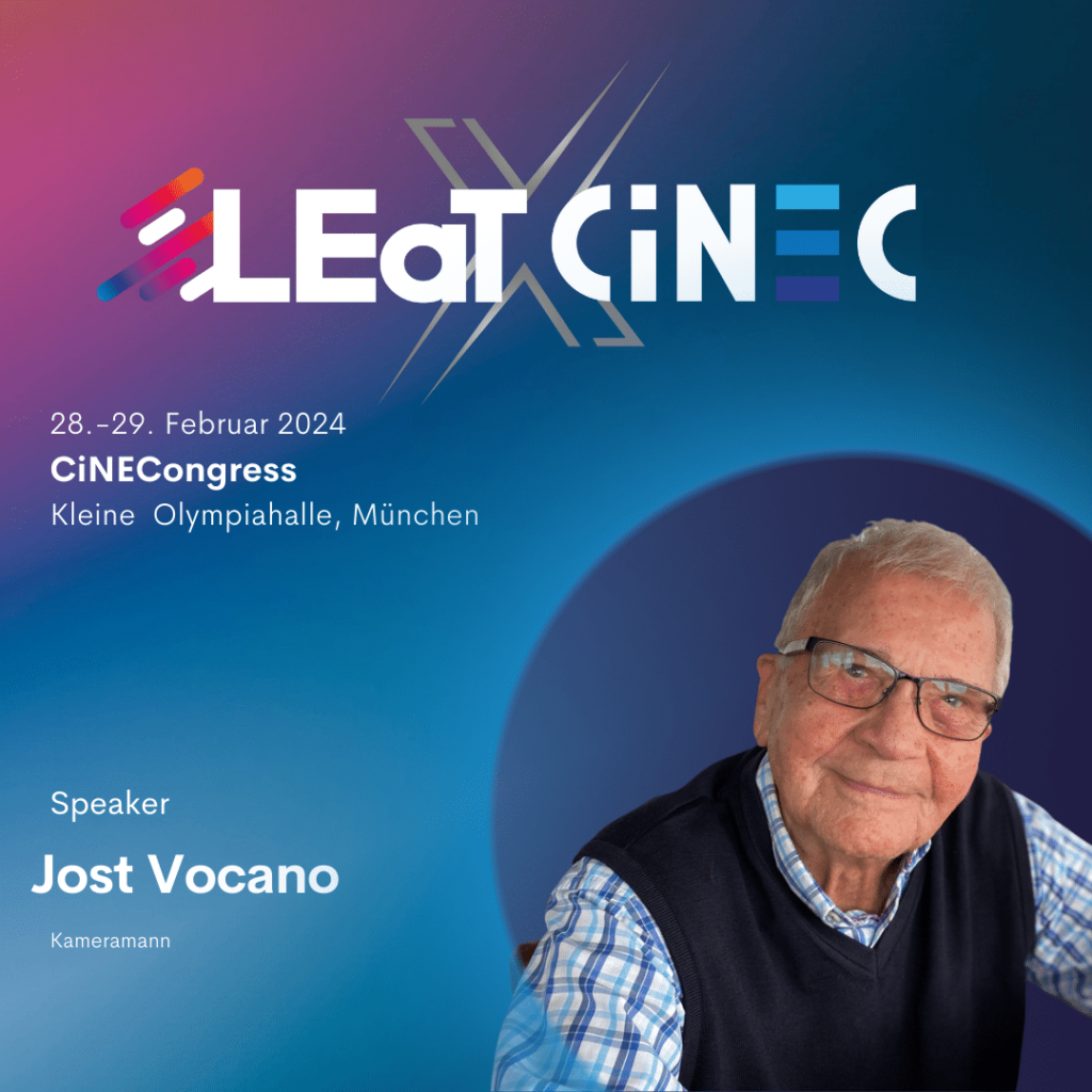 Jost Vocano auf der LEaT X CiNEC