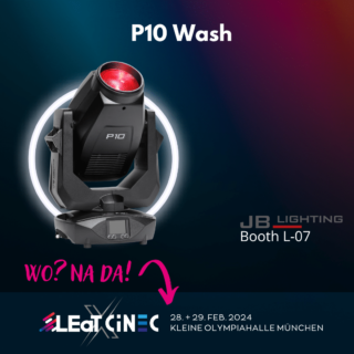 JB Lighting – Der neue P10 Wash