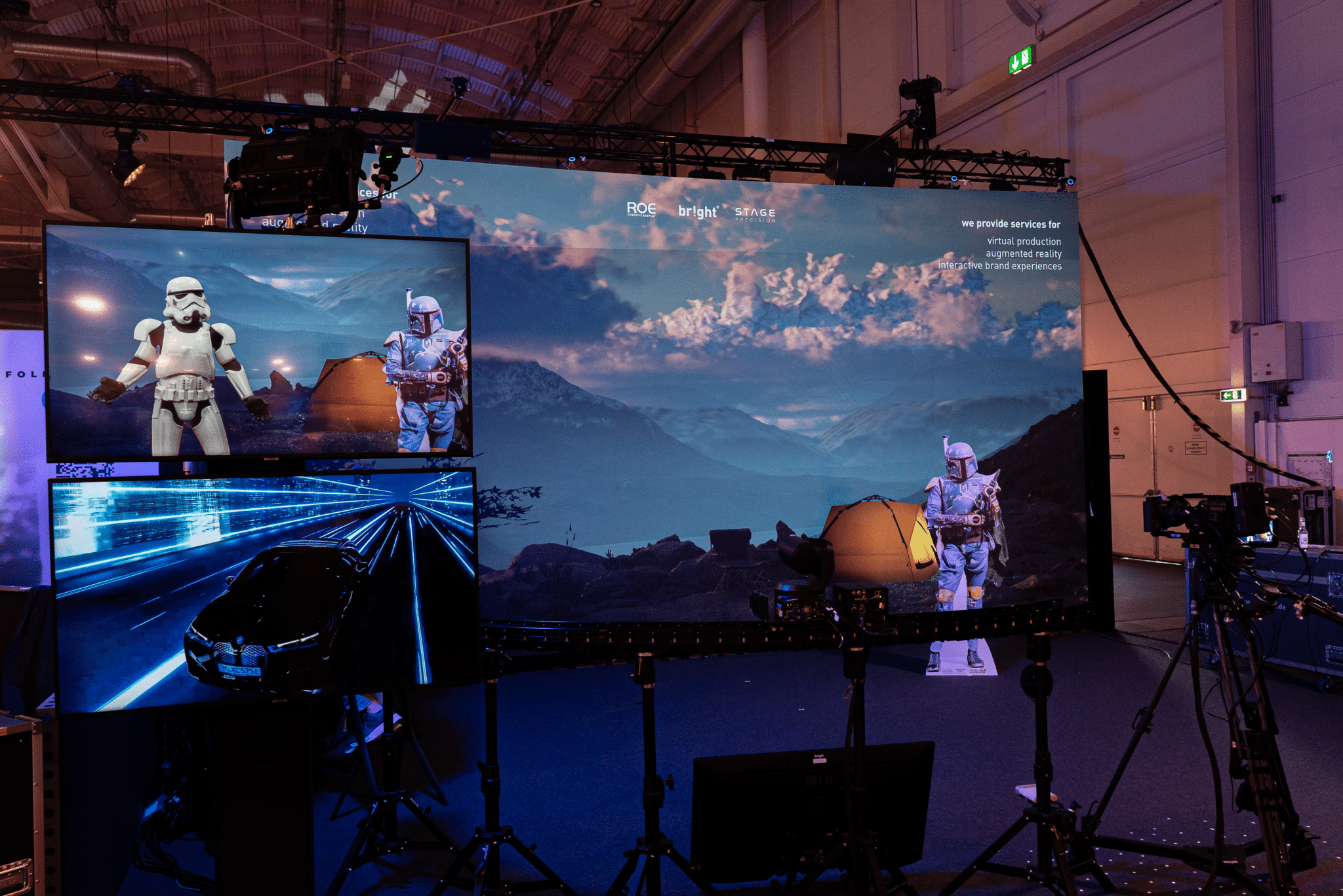Virtual Production Studio von bright! auf der LEaT con 2023 (Bild: bright)