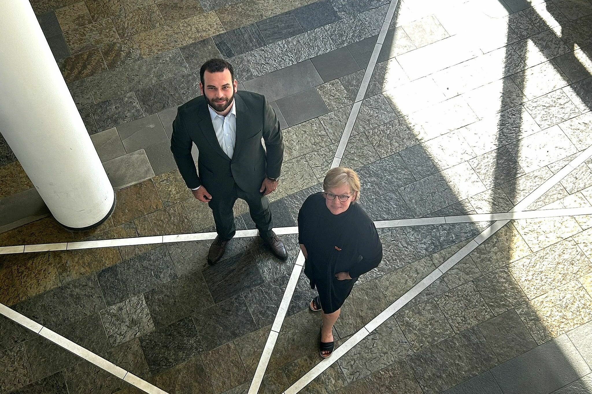 Jonas Korioth und Katja Grünebaum