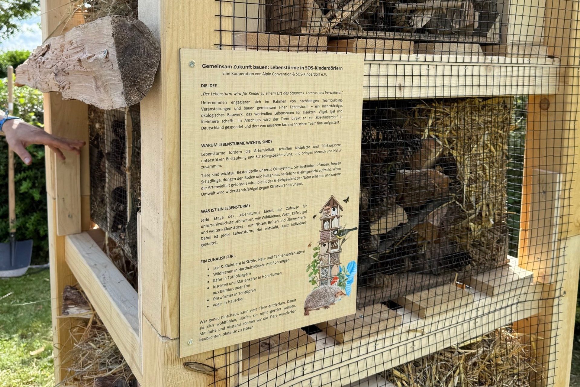 38 Lebenstürme für 38 Kinderdörfer