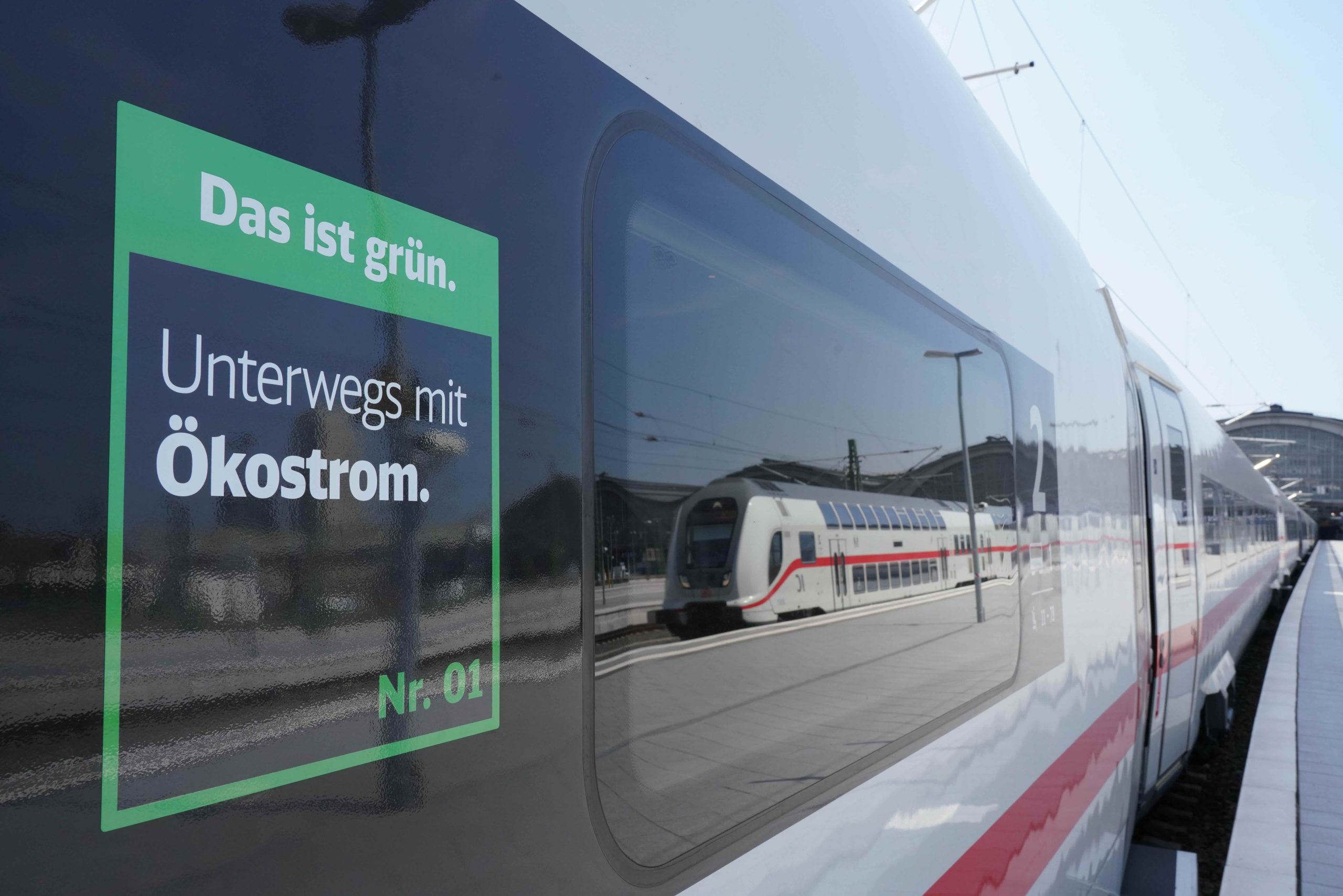 Das ist grün! Unterwegs mit Ökostrom und der DB