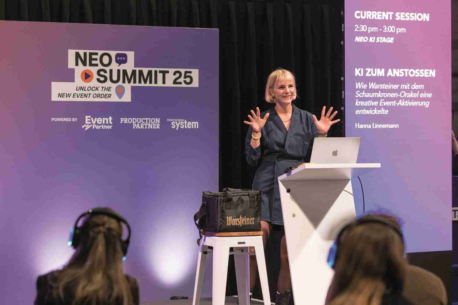 Hanna Linnemann von Warsteiner erzählte, wie KI eine hyperindividualisierte Marketingkampagne für Live-Events ermöglichte.