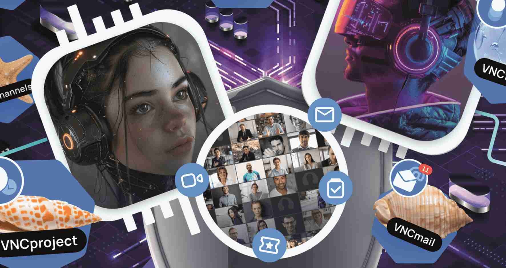 Die VNClagoon-Suite bündelt zentrale Kommunikations- und Collaboration-Tools in einer modularen Open-Source-Plattform.