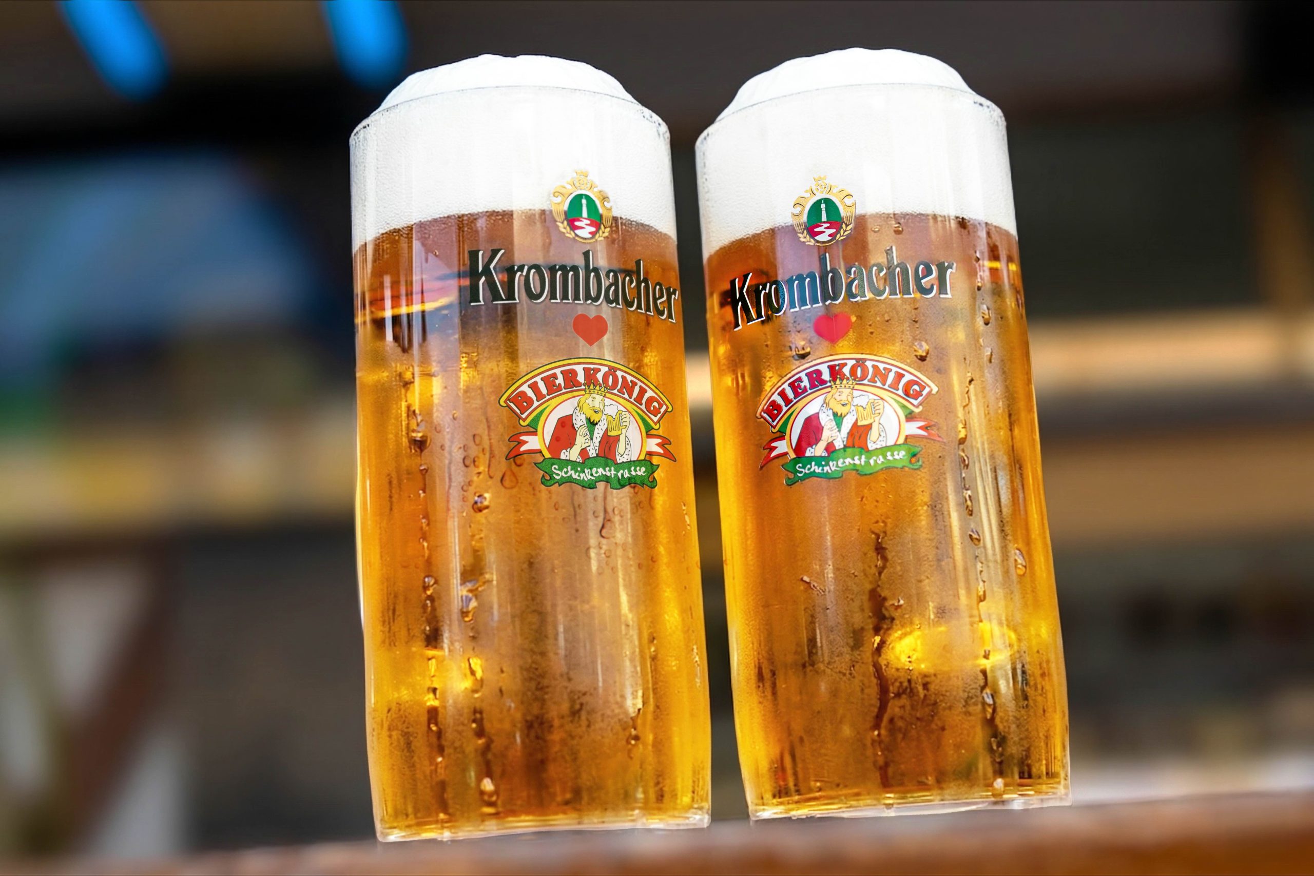 Krombachergläser vom Bierkönig