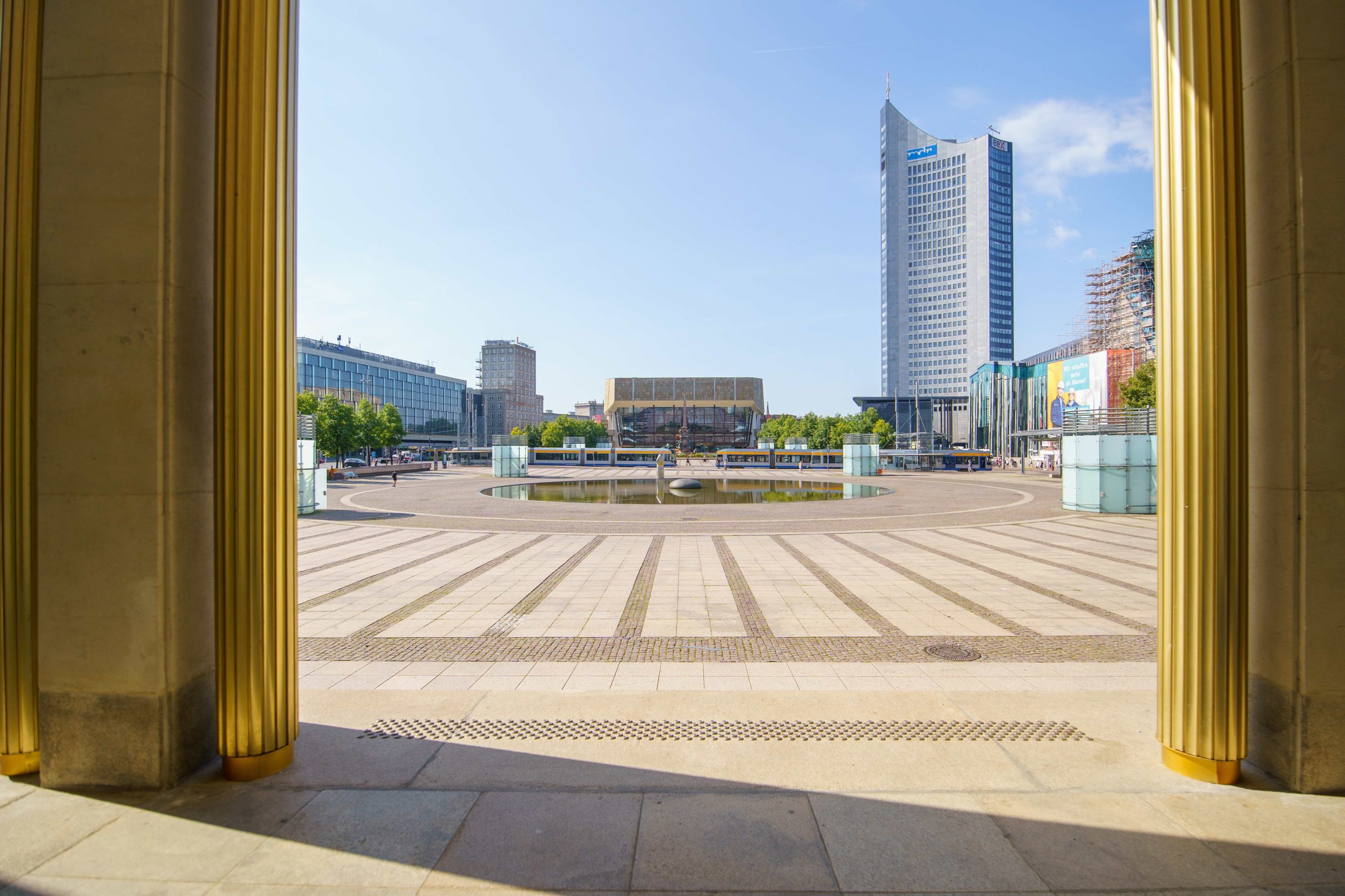 Blick auf den Augustusplatz