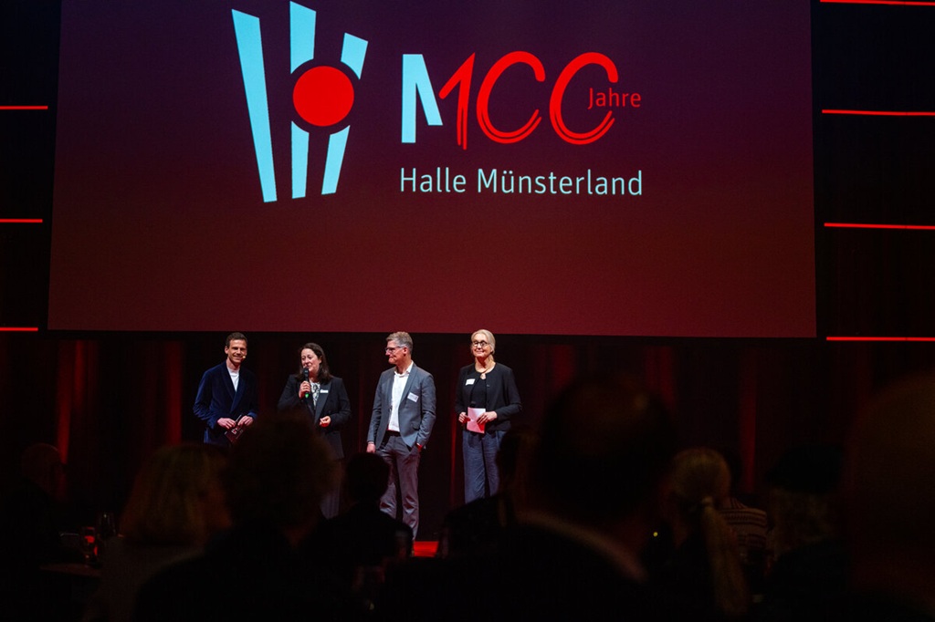 (v.l.n.r.): Aljoscha Höhn, Dr. Maria Näther, Tilman Fuchs, Doris Feldmann