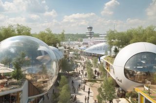 Konzeptvisualisierung Expo 2035 in Berlin