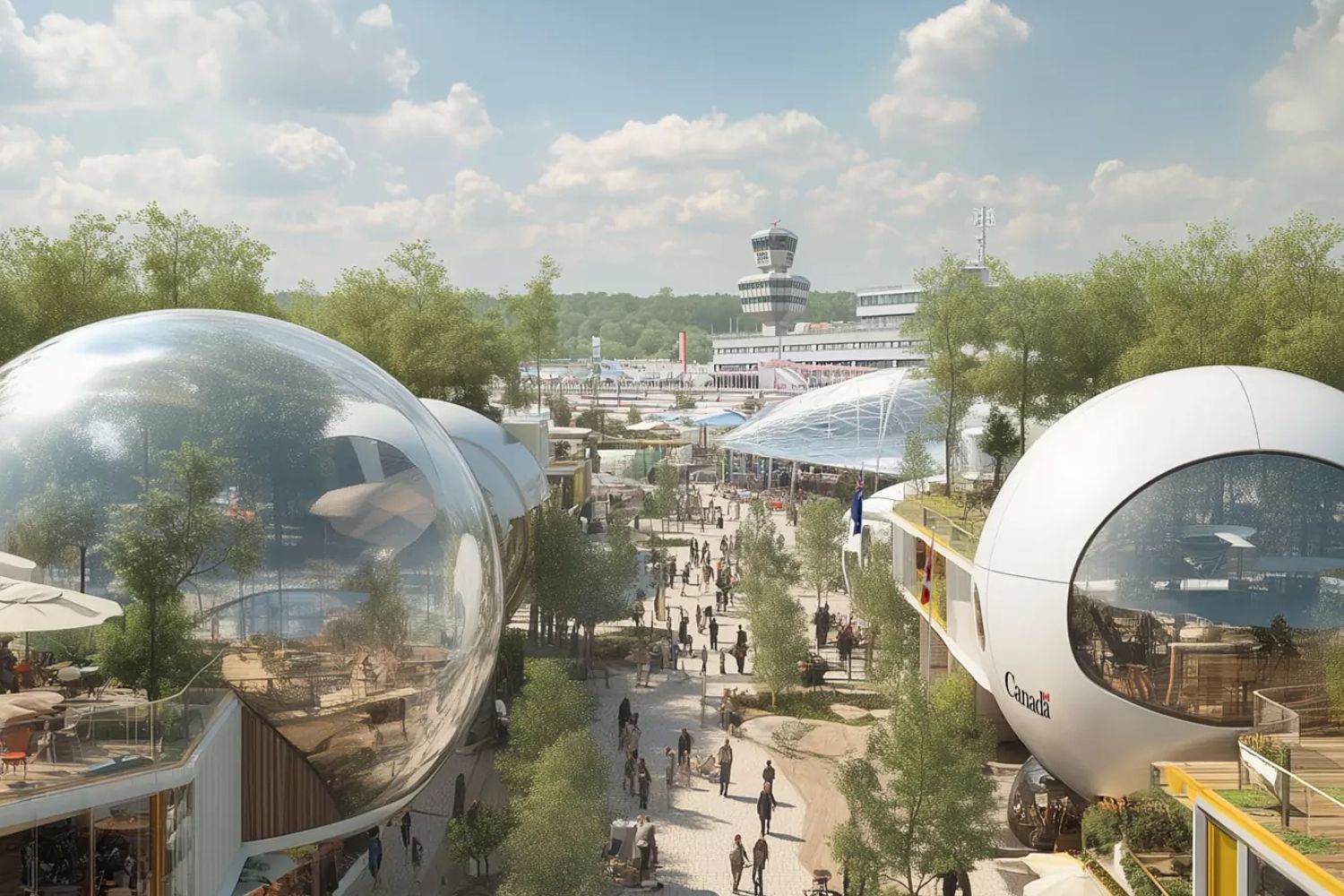 Konzeptvisualisierung Expo 2035 in Berlin